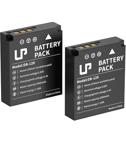 Amazon.com : Wasabi Power Battery for Ricoh DB-120 and Ricoh GR IV